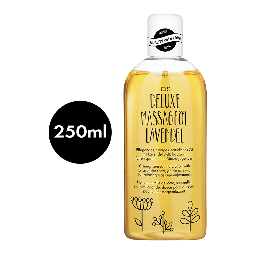250 ml Lavendel Deluxe Massageöl Drogerie online kaufen 250 ml Lavendel Deluxe Massageöl Drogerie online kaufen