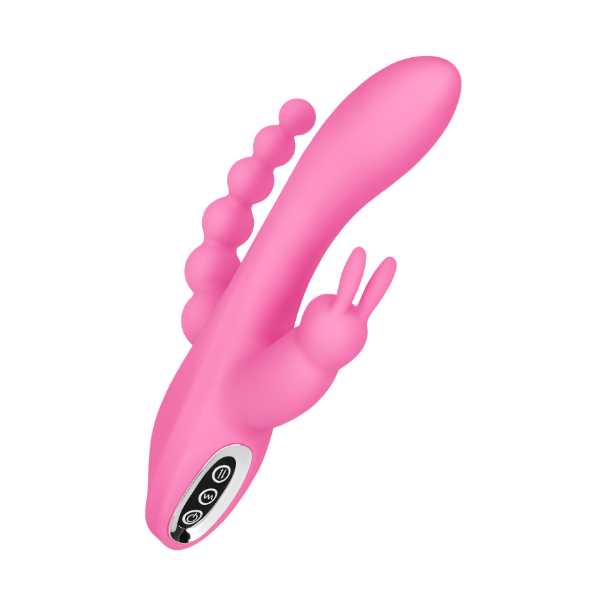 3 in 1 Rabbitvibrator, 21,5 cm Vibrator online kaufen