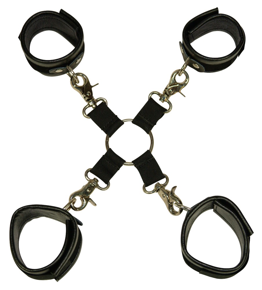 3-teiliges Bondage-Set aus Lederimitat Sex-Spielzeuge online kaufen