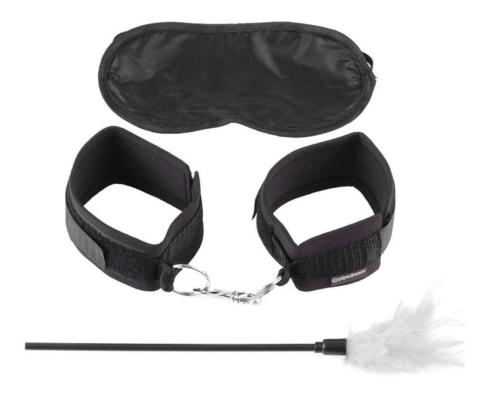 3-teiliges Bondage-Set „Sensual Seduction Kit“, Grundausstattung für Einsteiger BDSM online kaufen