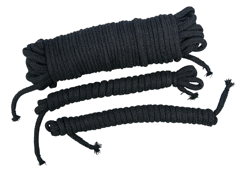 3-teiliges Bondageseil-Set "Bondage Ropes", 1 x 20 m, 2 x 3 m Fetisch online kaufen