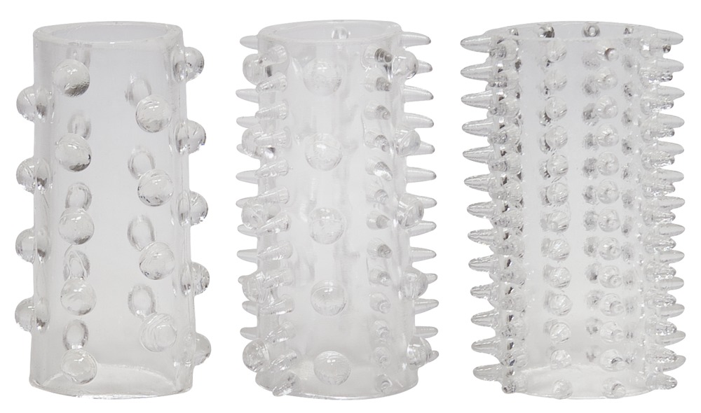 3-teiliges Penismanschetten-Set „Sleeve Set“ Sex-Spielzeuge online kaufen