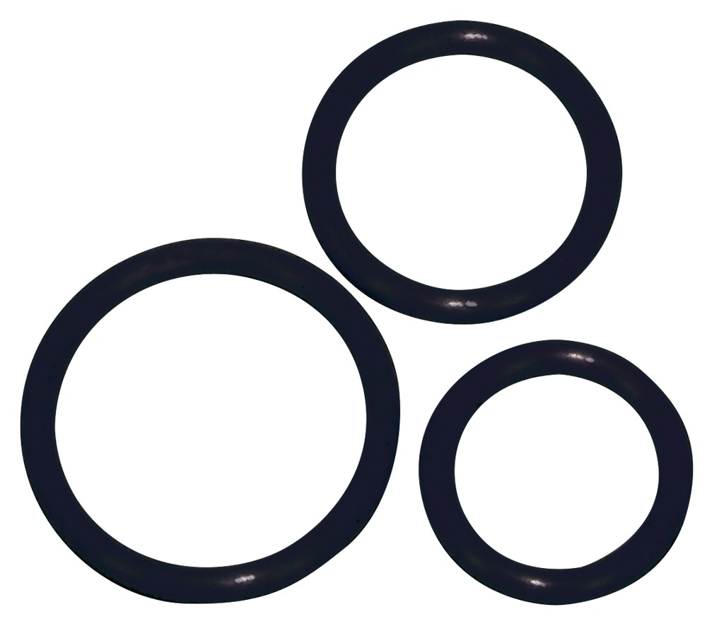 3-teiliges Penisringset „Silicone cock ring set" Sex-Spielzeuge online kaufen