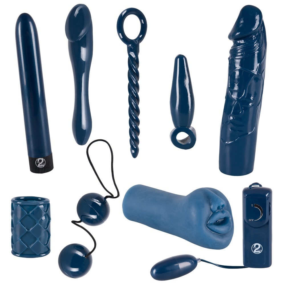 9-teiliges Sextoyset „Midnight Blue Set“ Sex-Spielzeuge online kaufen