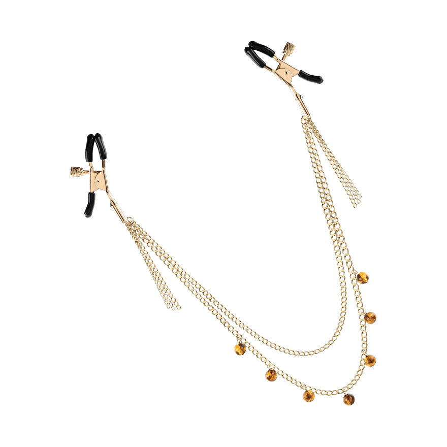 Amber - Chained Nipple Clamps BDSM online kaufen