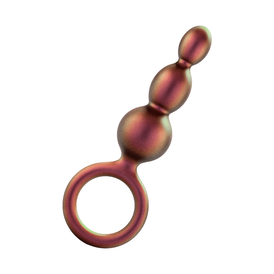 Anal Adventures - Matrix Beaded Loop Plug, 13,9 cm Sex-Spielzeuge online kaufen