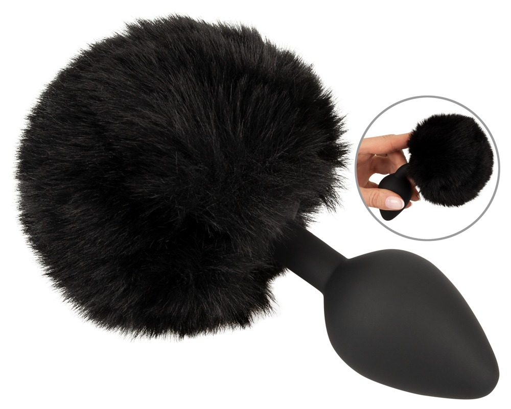 Analplug „fluffy tail size M“ mit Kunstfell-Puschel Sex-Spielzeuge online kaufen