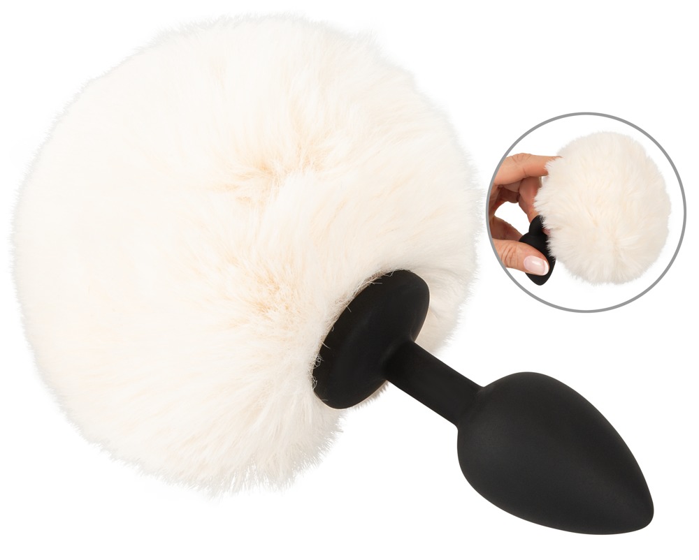Analplug „fluffy tail size S“ mit Kunstfell-Puschel Sonstige Erotikartikel online kaufen