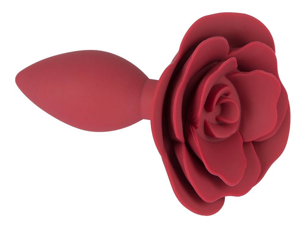 Analplug „Rose Butt Plug“ mit Rosenblüte als Stopper Sex-Spielzeuge online kaufen