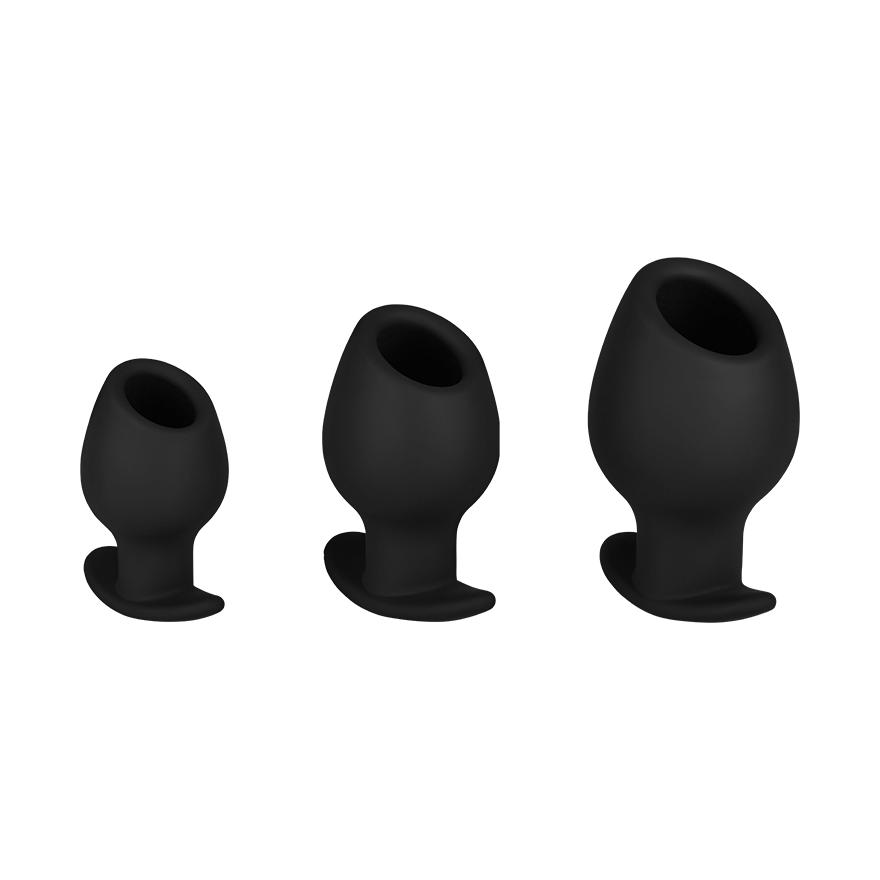 Analplug-Set mit Tunnel, 7,7-11,3 cm Sex-Spielzeuge online kaufen