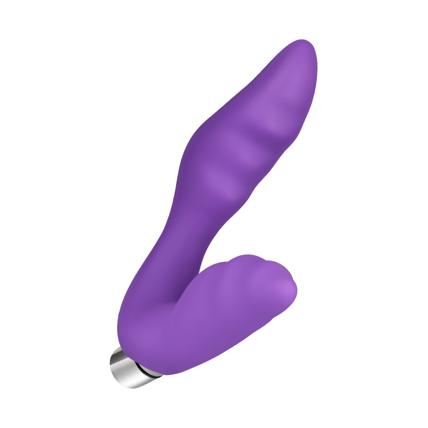 Analvibrator mit Dammreizer aus Silikon, 14 cm Vibrator online kaufen