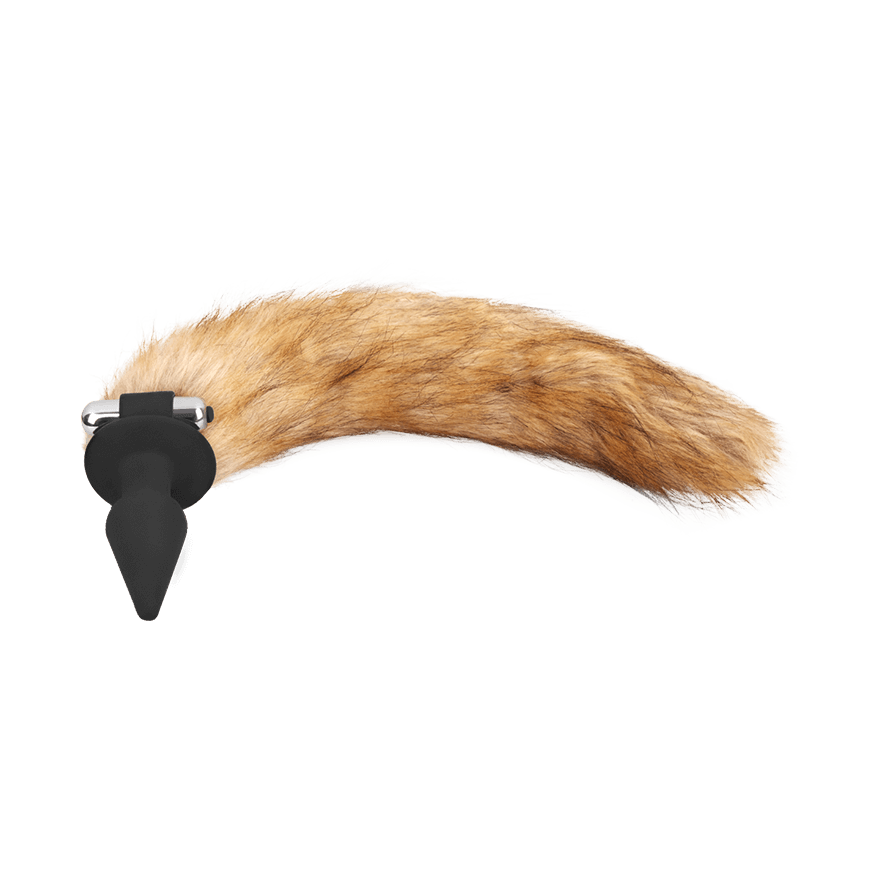 Analvibrator mit Fuchsschwanz, 10 cm Vibrator online kaufen