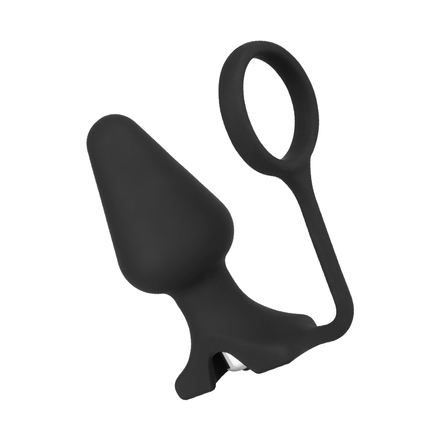 Analvibrator mit Penisring, 10,5 cm Vibrator online kaufen