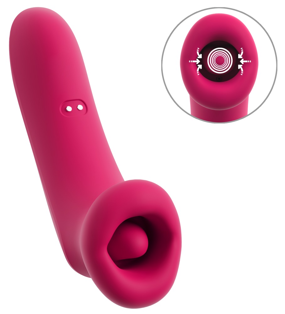 Auflegevibrator „Oral Fun“ mit Saug-Mund & Vibro-Zunge Vibrator online kaufen