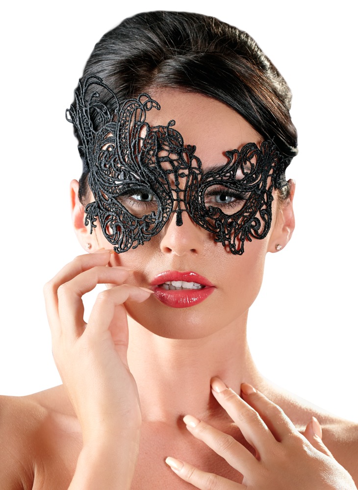 Augenmaske aus filigraner, asymmetrischer Stickerei Dessous online kaufen Augenmaske aus filigraner, asymmetrischer Stickerei Dessous online kaufen