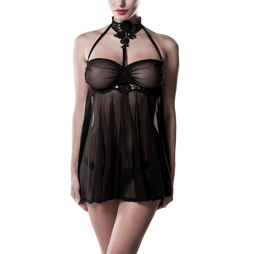 Babydoll mit Wimpernspitze, 2 Teile Dessous online kaufen Babydoll mit Wimpernspitze, 2 Teile Dessous online kaufen
