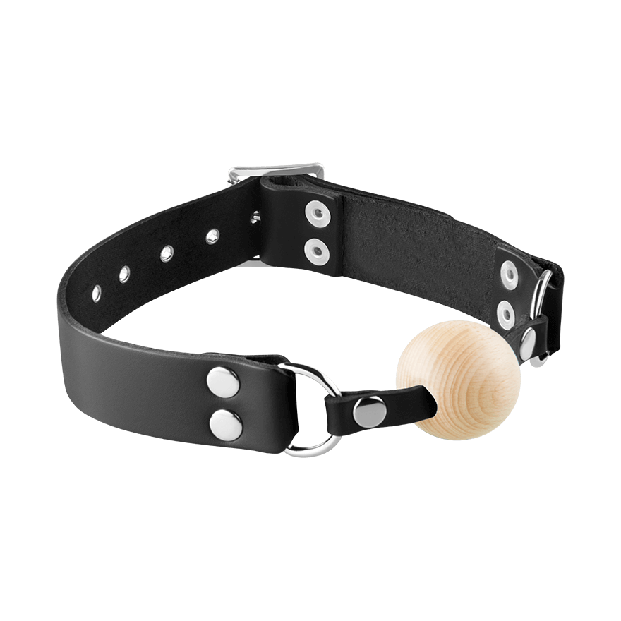 Ballknebel mit Holzball BDSM online kaufen