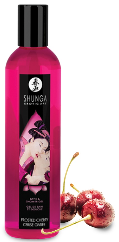 „Bath & Shower Gel Frosted Cherry“ mit pflanzlichen Ölen & Vitamin E Drogerie online kaufen