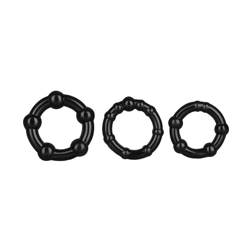 Beaded Cockrings, 3Teile, 25cm Dessous online kaufen