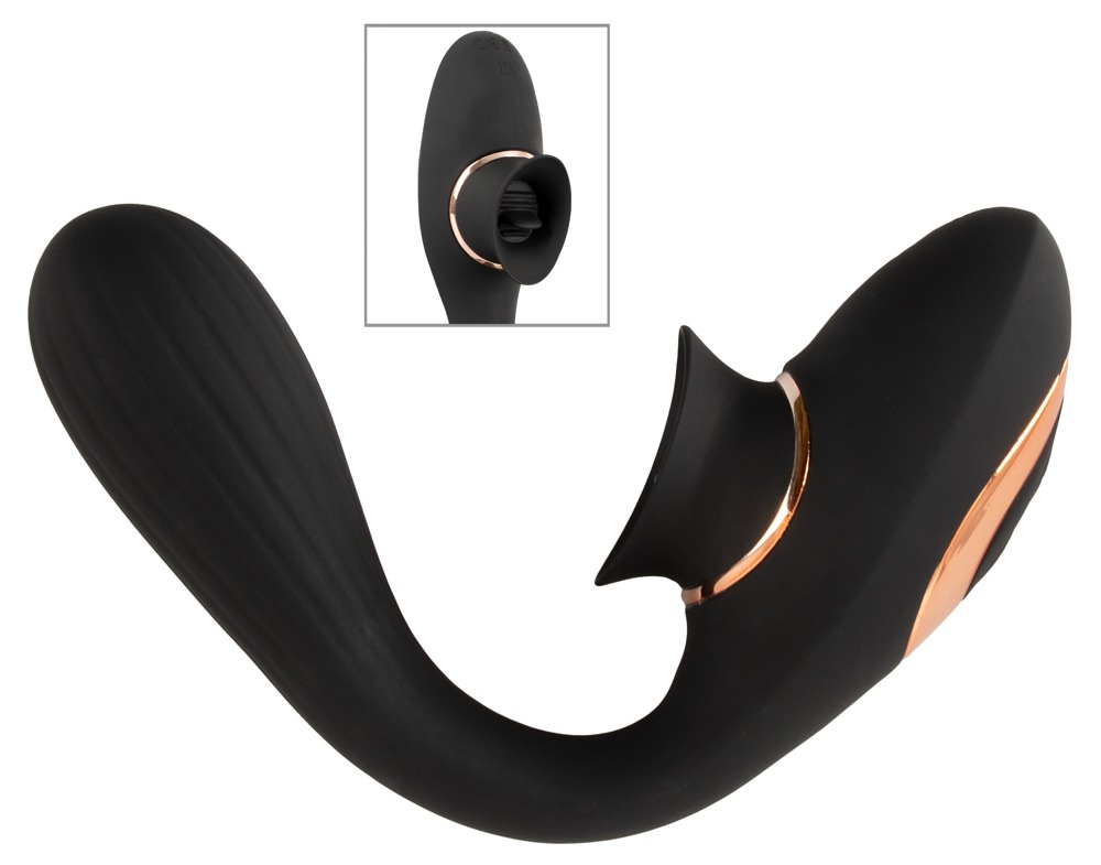Biegsamer Klit-Vibrator mit beweglicher Zunge Vibrator online kaufen