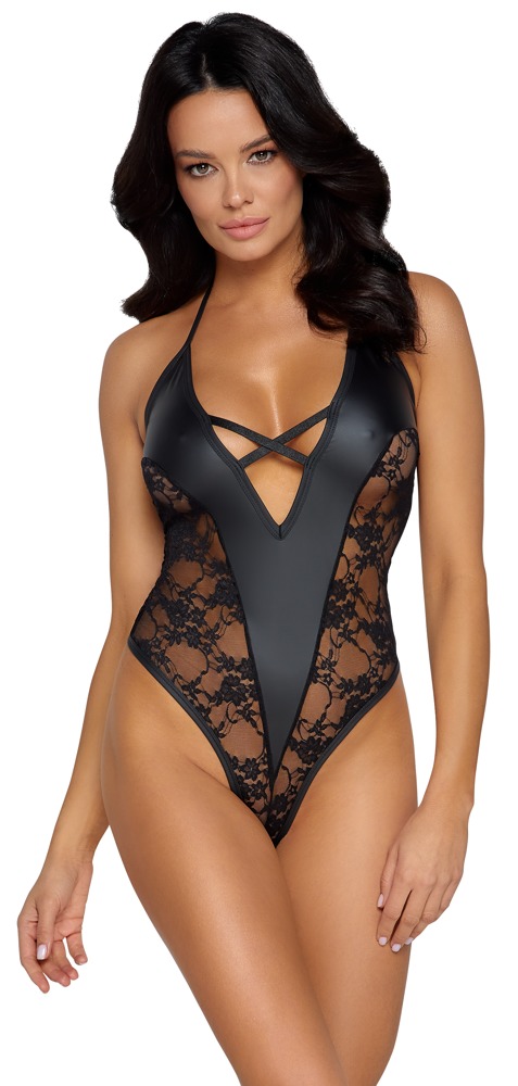 Body im Mattlook mit Spitze Dessous online kaufen