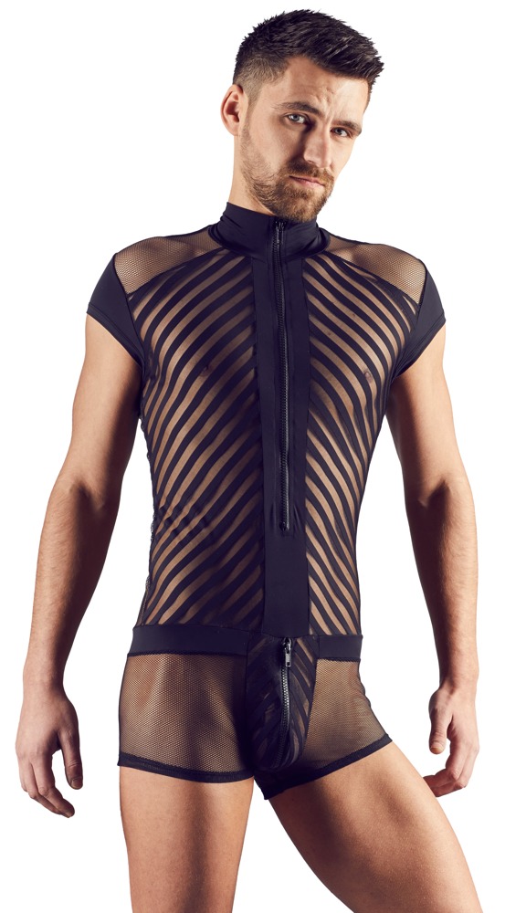 Body mit Brustharness aus Webgummibändern Dessous online kaufen Body mit Brustharness aus Webgummibändern Dessous online kaufen