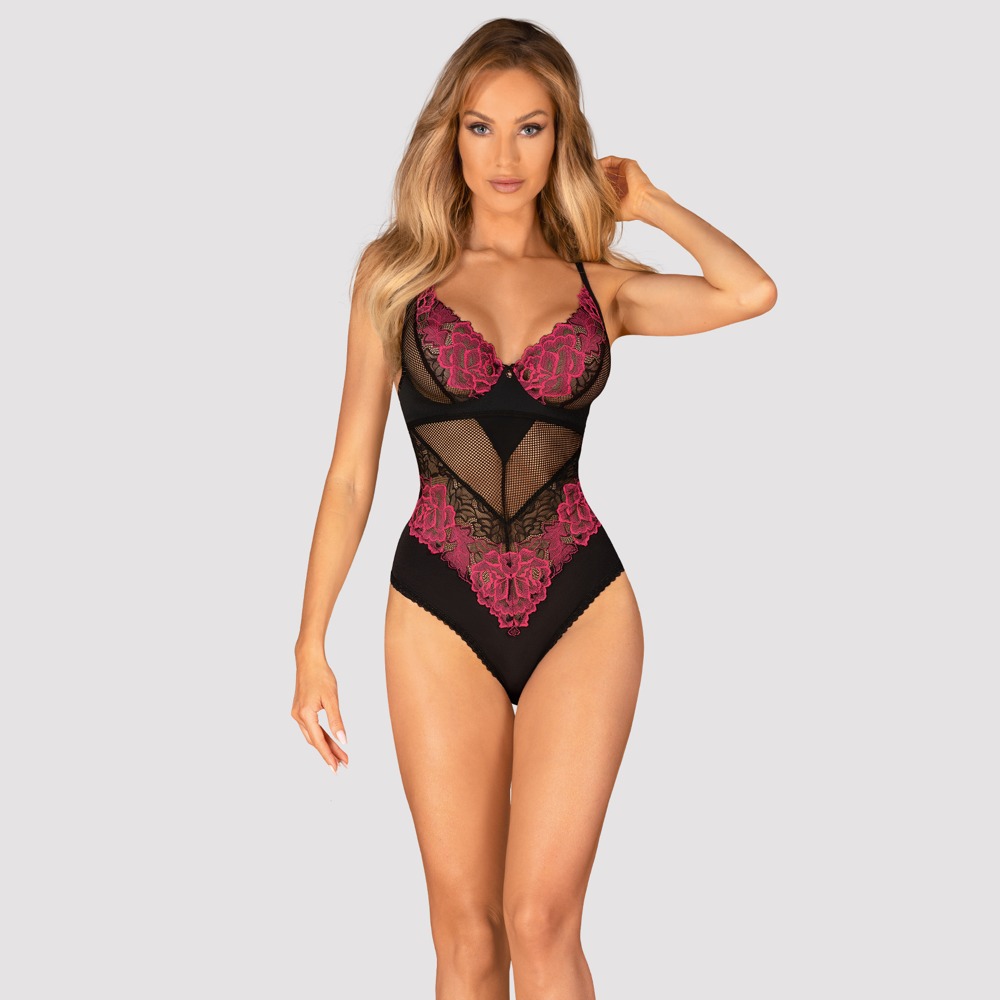Body „Rosenty“ mit Rosenspitze Dessous online kaufen