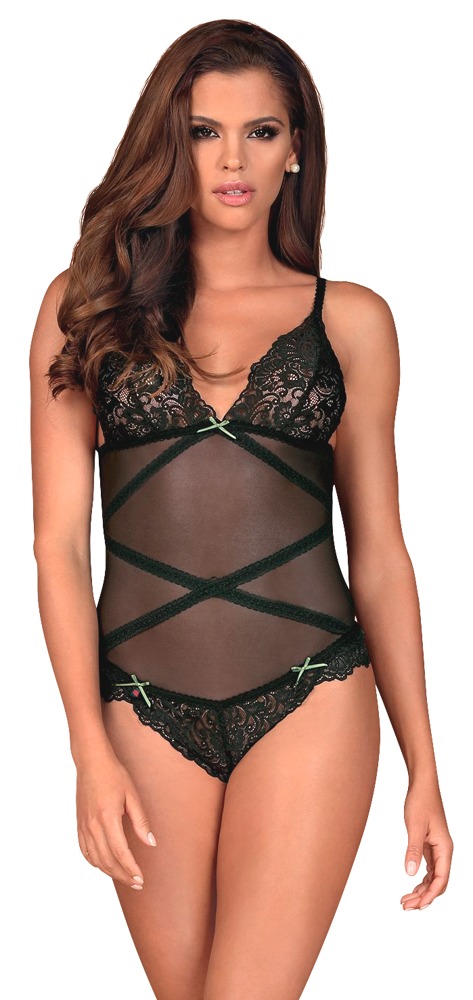Body, transparent mit Spitzenband-Besatz Dessous online kaufen Body, transparent mit Spitzenband-Besatz Dessous online kaufen