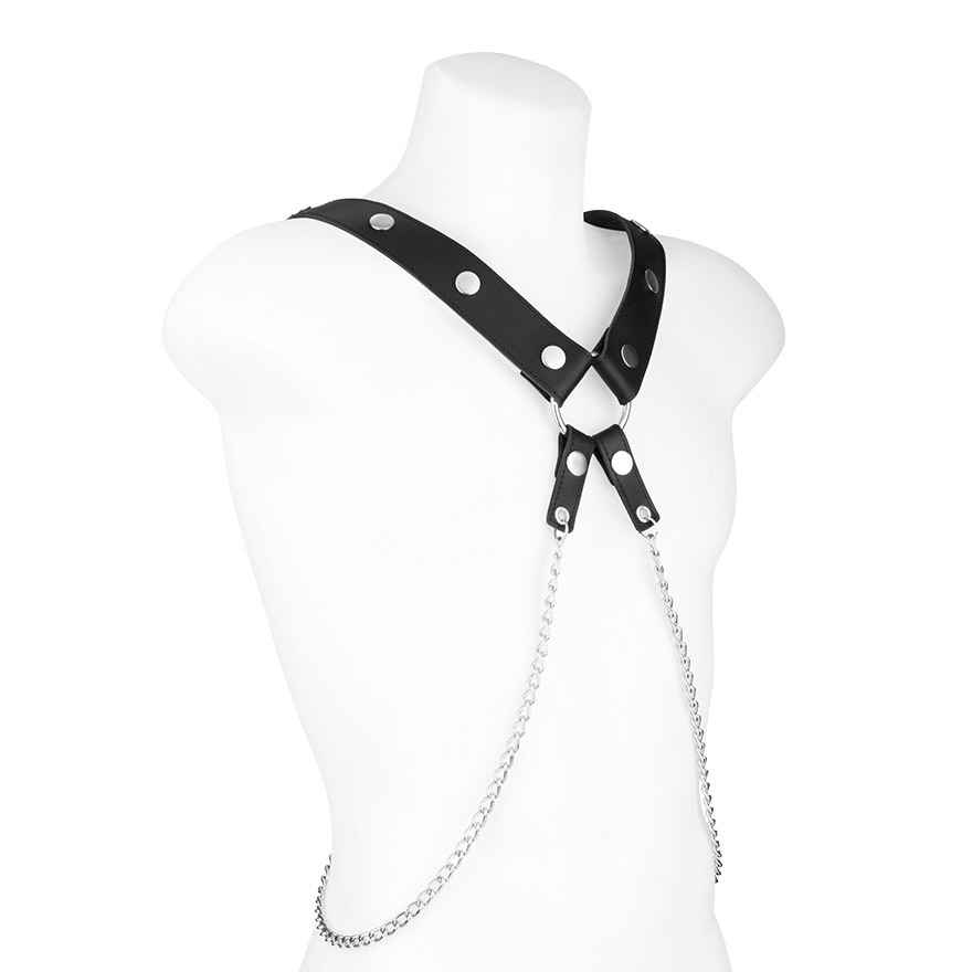Bodyharness mit Metallketten Dessous online kaufen Bodyharness mit Metallketten Dessous online kaufen