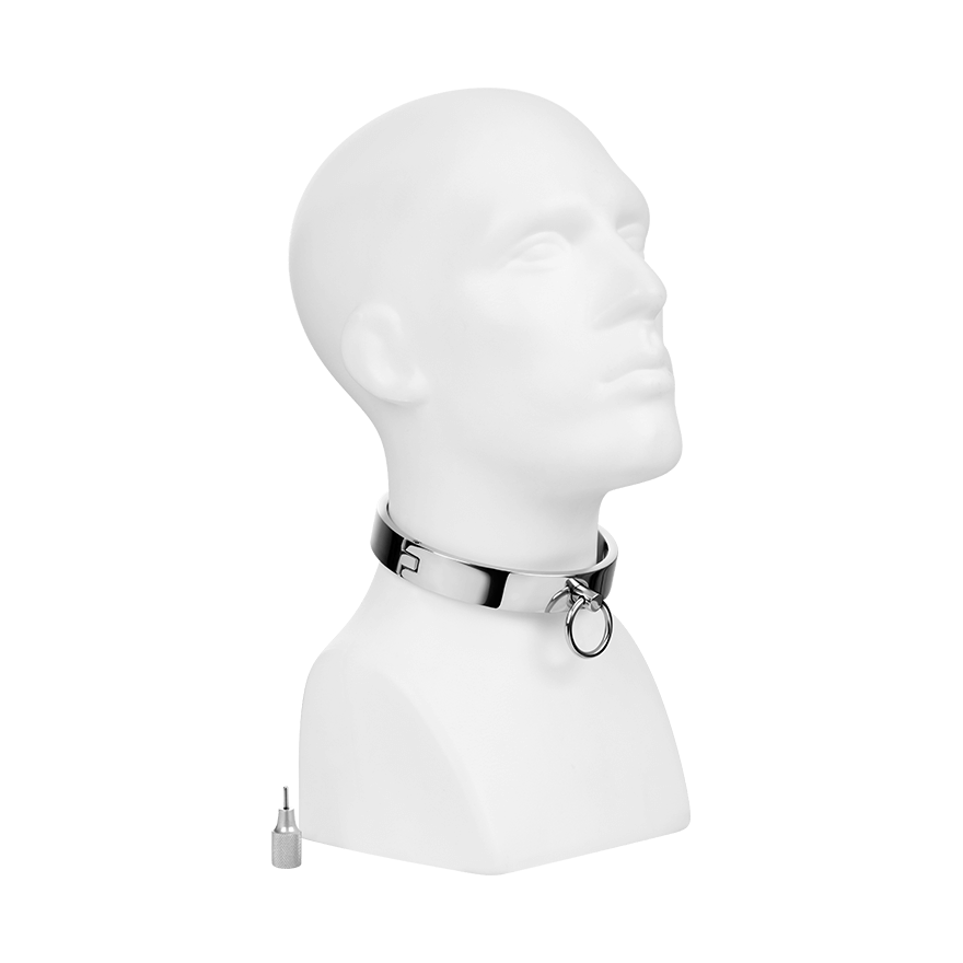 Breites EdelstahlSklavenhalsband BDSM online kaufen