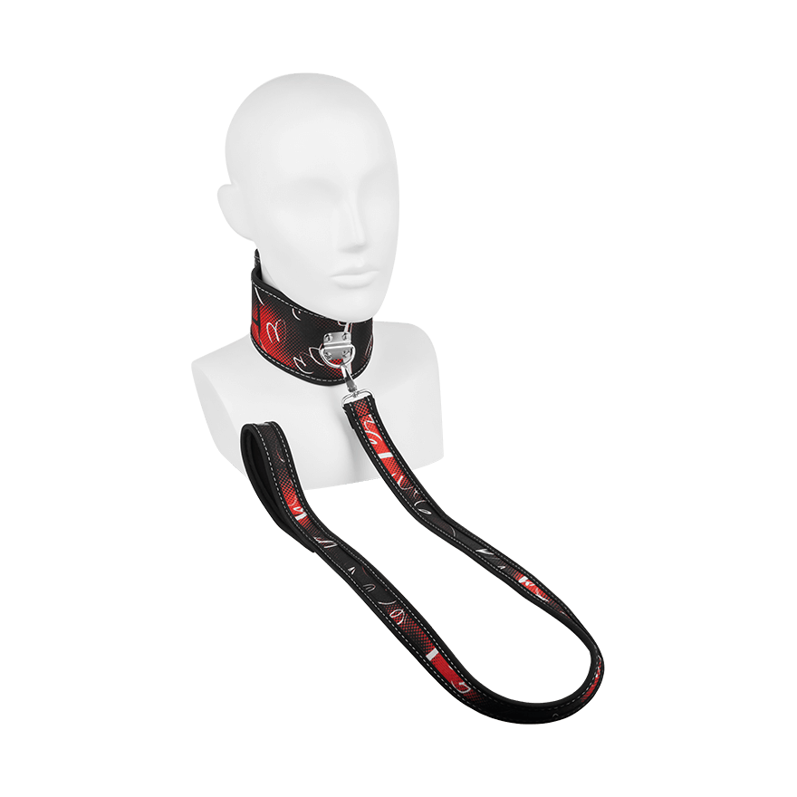 Breites Halsband mit Leine, 2Teile Dessous online kaufen