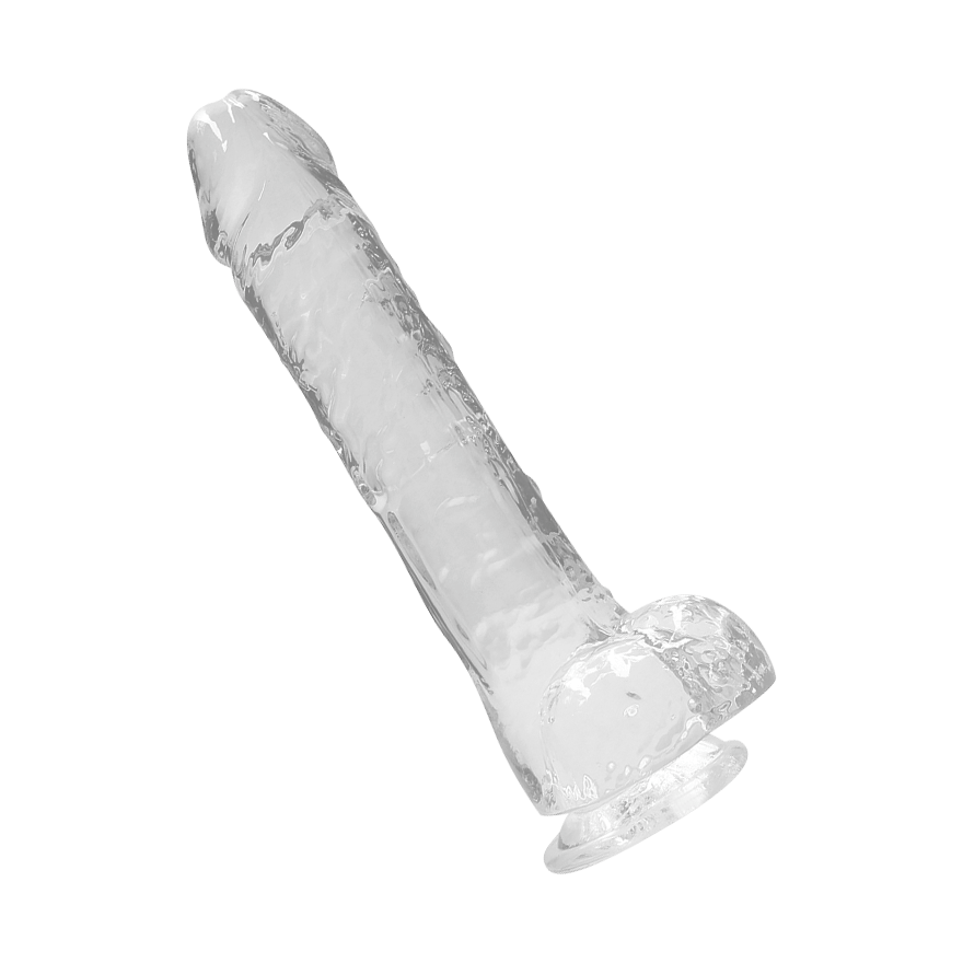 Crystal Clear - Dildo with Balls, 25 cm Sex-Spielzeuge online kaufen