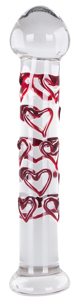 Dildo "Herzmassage" aus Glas Sex-Spielzeuge online kaufen