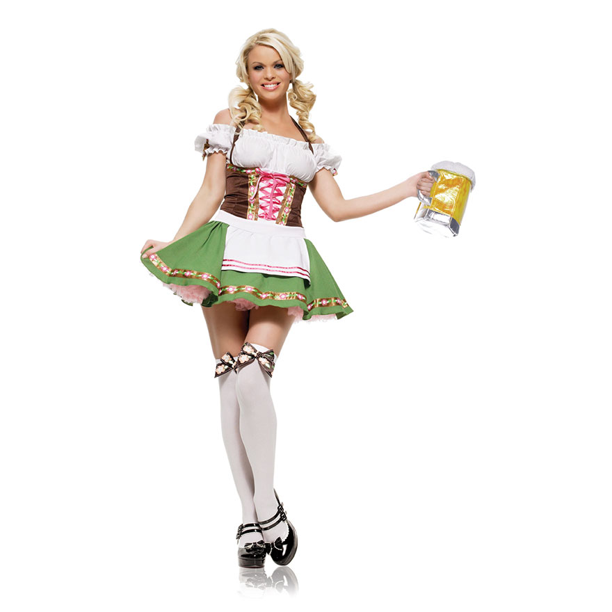 Dirndl mit Overknee-Strümpfen, 2Teile Dessous online kaufen Dirndl mit Overknee-Strümpfen, 2Teile Dessous online kaufen