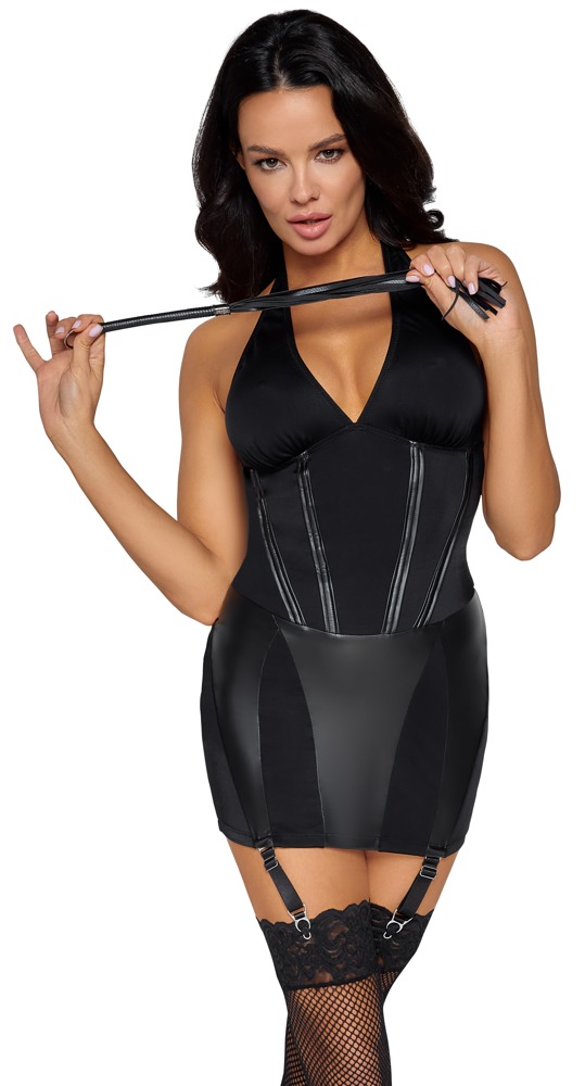 Domina-Kostüm, Strapskleid plus Peitsche Dessous online kaufen Domina-Kostüm, Strapskleid plus Peitsche Dessous online kaufen