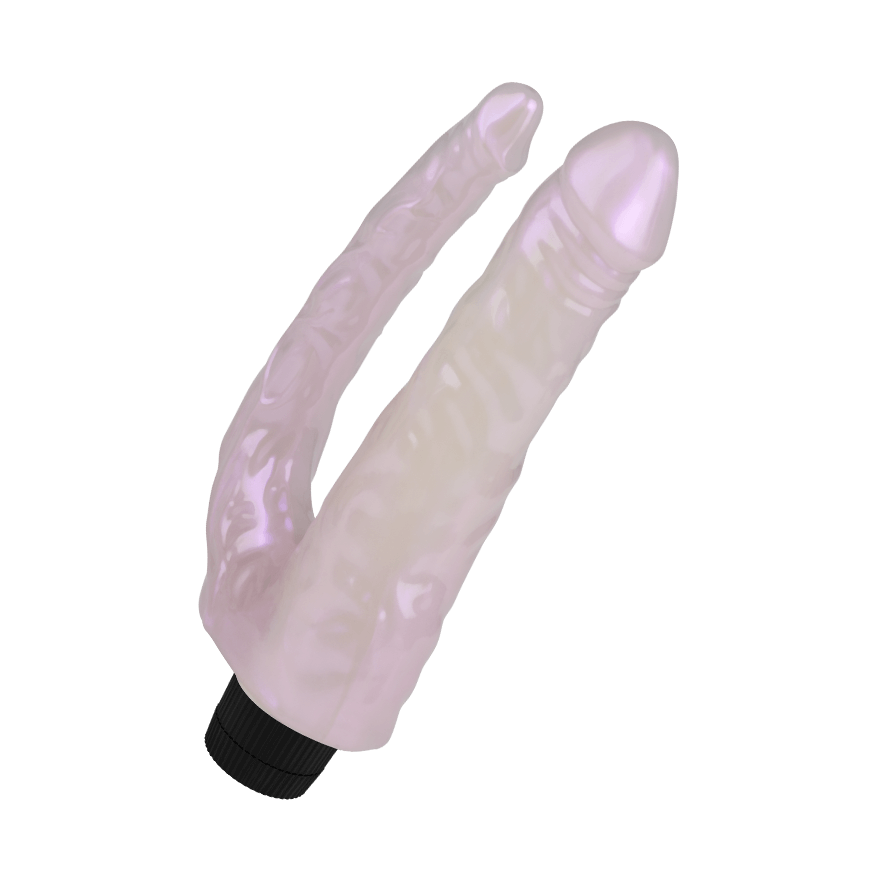 Doppelvibrator in Perlmutt-Optik, 21 cm Vibrator online kaufen