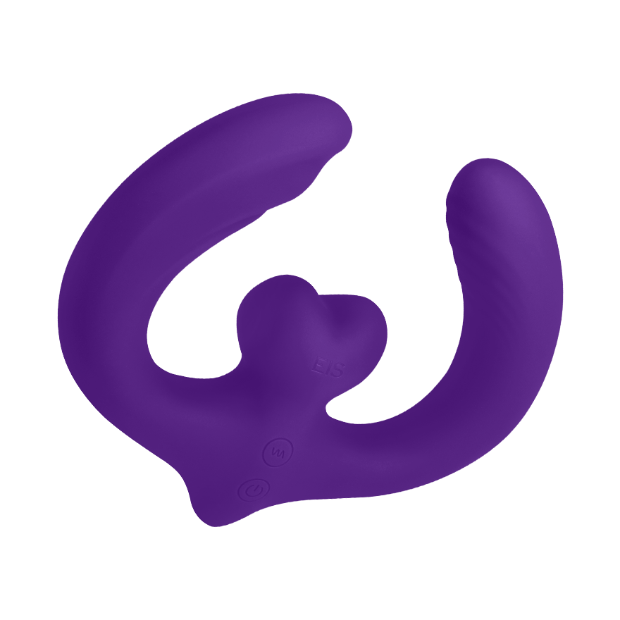 Doppelvibrator mit Klitorisreizer, 16,3 cm Vibrator online kaufen