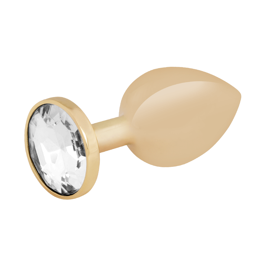 Edelstahl-Dildo mit Kristall, gold, 7,5cm Sex-Spielzeuge online kaufen Edelstahl-Dildo mit Kristall, gold, 7,5cm Sex-Spielzeuge online kaufen