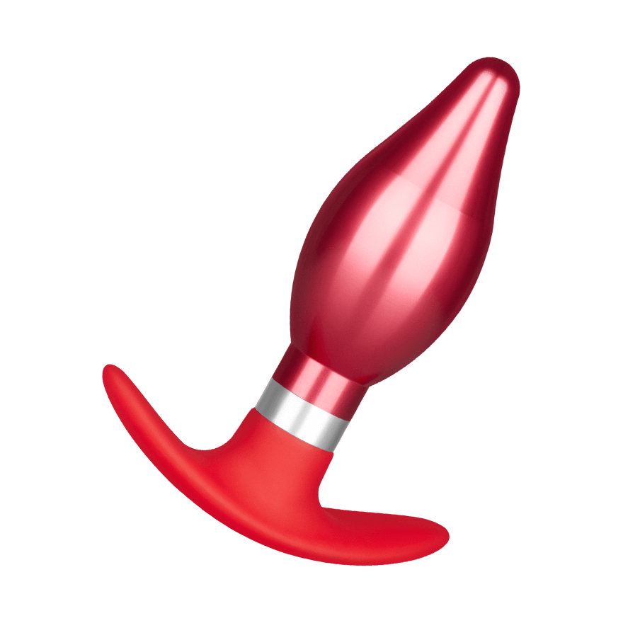 Edelstahl-Plug mit Silikon Basis, 10cm Sex-Spielzeuge online kaufen