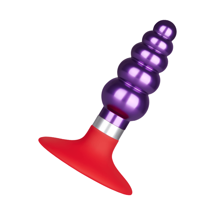 Edelstahl-Plug mit Silikonsaugfuß, 10cm Sex-Spielzeuge online kaufen