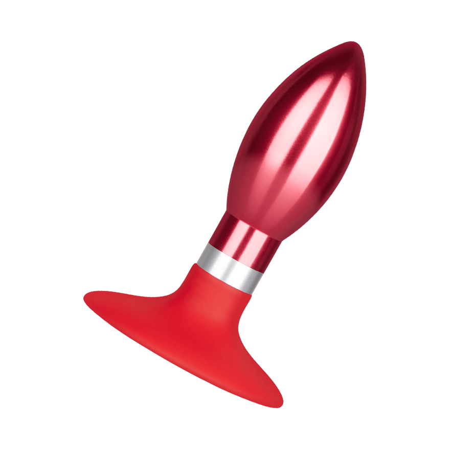 Edelstahl-Plug mit Silikonsaugfuß, 11cm Sex-Spielzeuge online kaufen