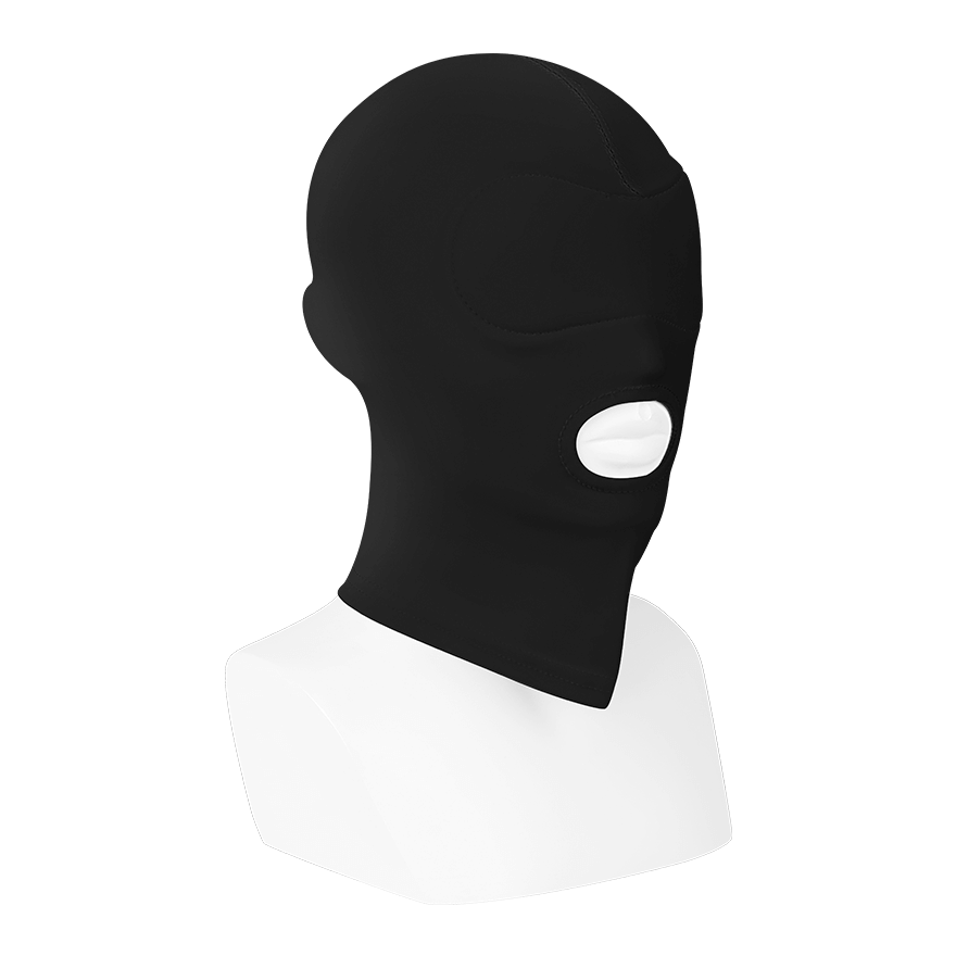 Elastische Kopfmaske mit Mundöffnung BDSM online kaufen