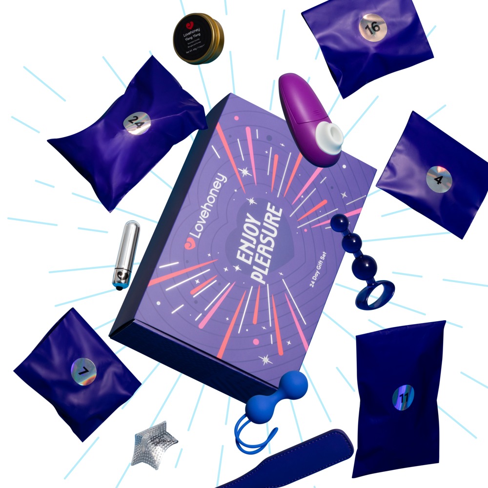 Erotik-Adventskalender „Enjoy Pleasure“ inklusive Womanizer Mini 2 Sex-Spielzeuge online kaufen