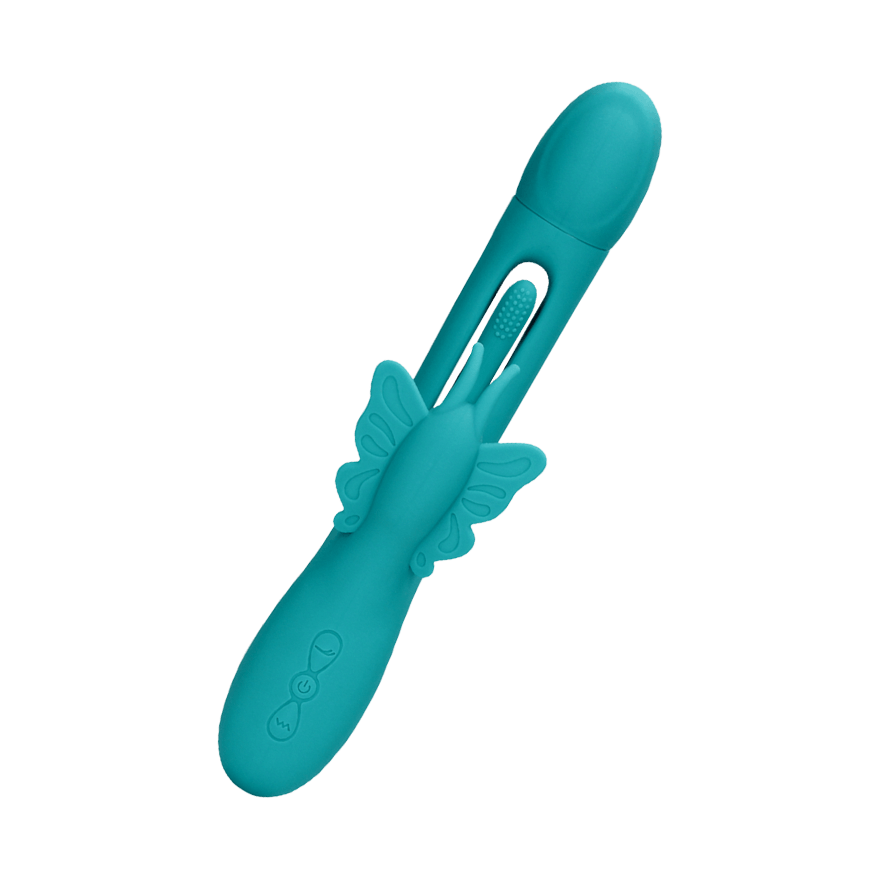 Flapping G-Spot Butterfly Vibrator, 25,7 cm Vibrator online kaufen