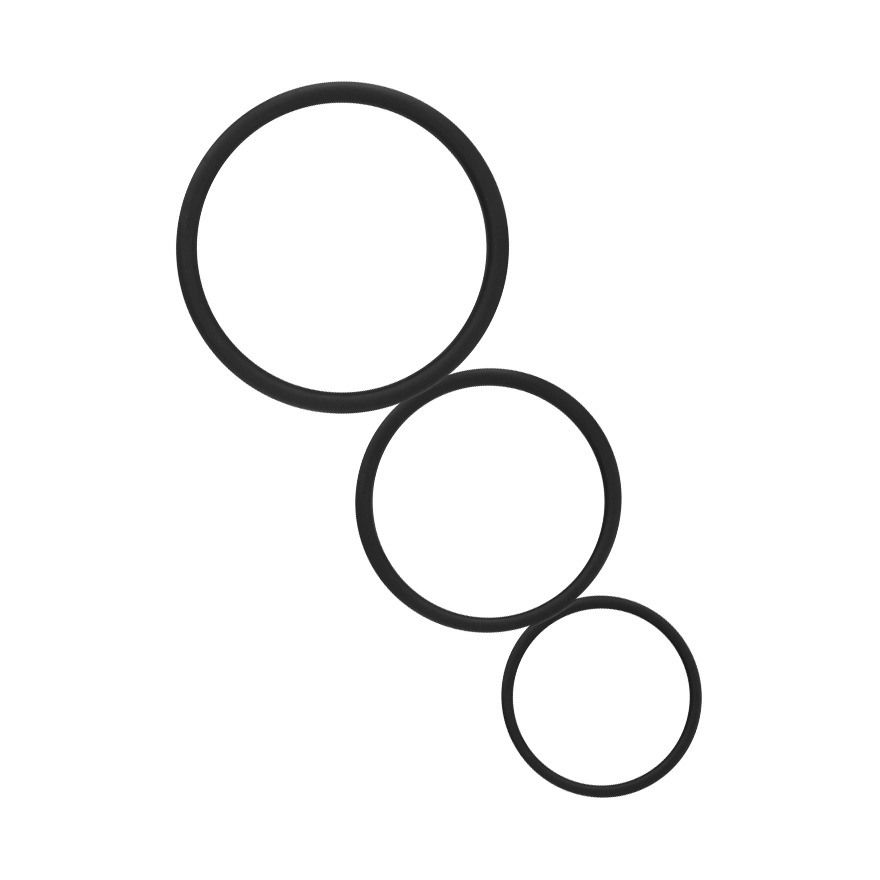 Flat Cockring Set, 3 Teile Dessous online kaufen