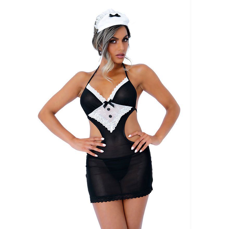 French Maid Roleplay Set, 2Teile Dessous online kaufen