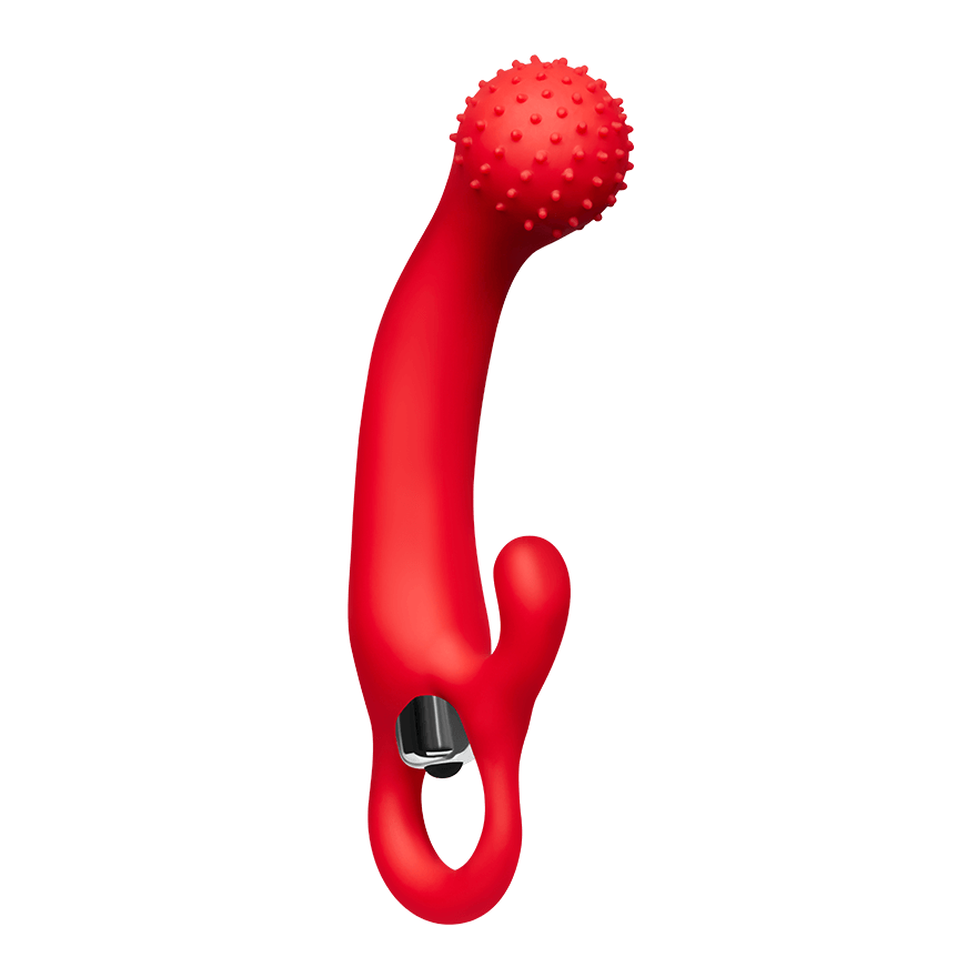 G-Punkt-Vibrator mit Noppen aus Silikon, 18,5cm Vibrator online kaufen
