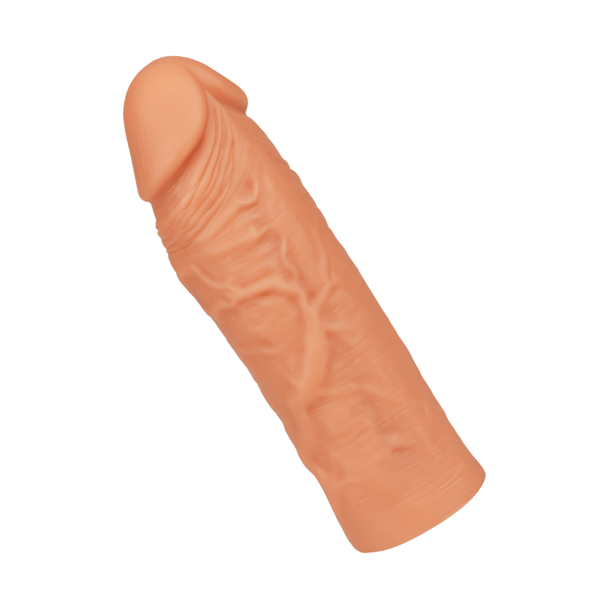 Geaderte Penishülle aus Silikon, 15cm Sonstige Erotikartikel online kaufen