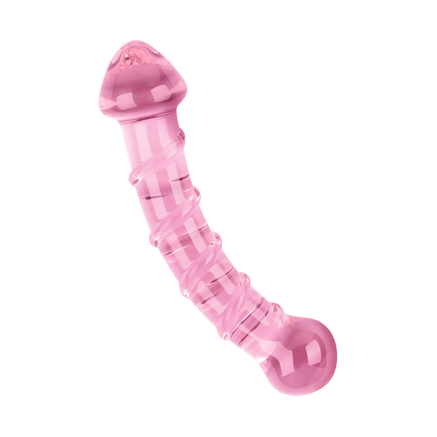 Gebogener Glasdildo, 16 cm Sex-Spielzeuge online kaufen