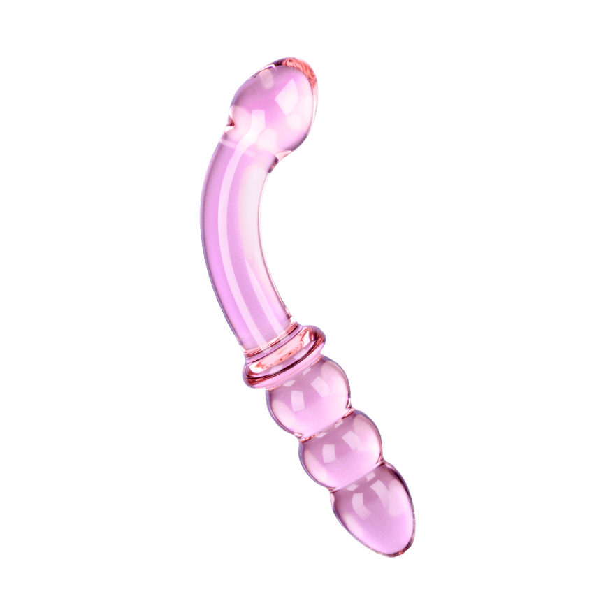 Gebogener Glasdildo, 17,5 cm Sex-Spielzeuge online kaufen